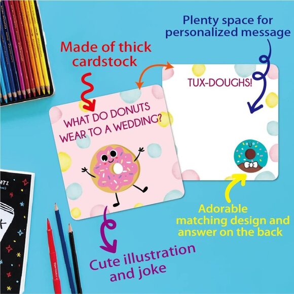 Lunch Box Jokes for Kids  60 Cute Inspirational Motivational Note Card Boys Girl - Picture 4 of 6